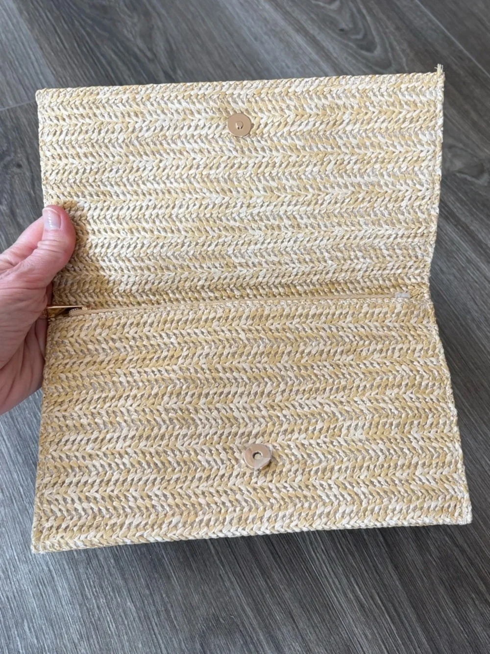 Dior Raffia Clutch Bag - Picture 5 of 8